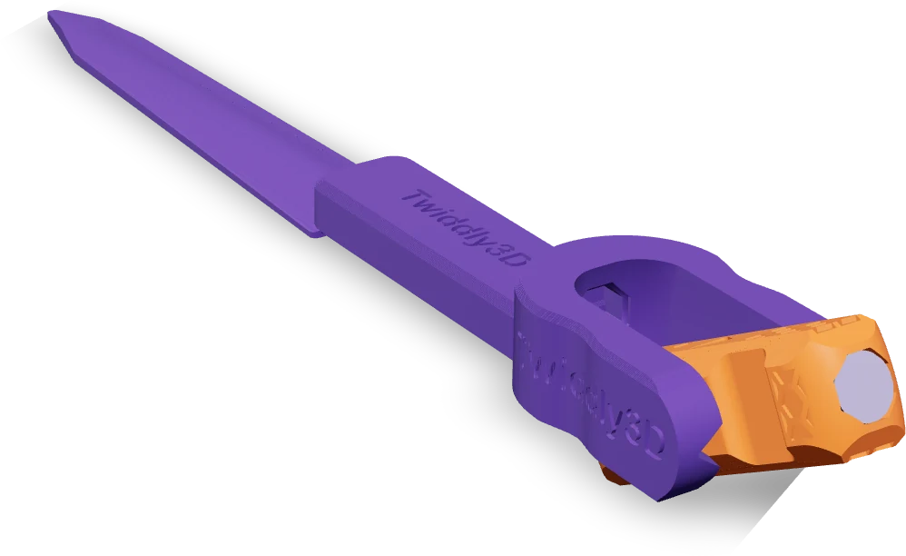Letter opener, rendered from the print file