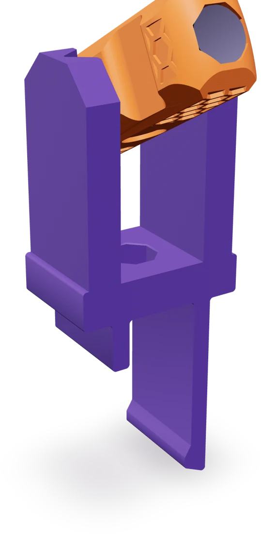Monitor clip, rendered from the print file