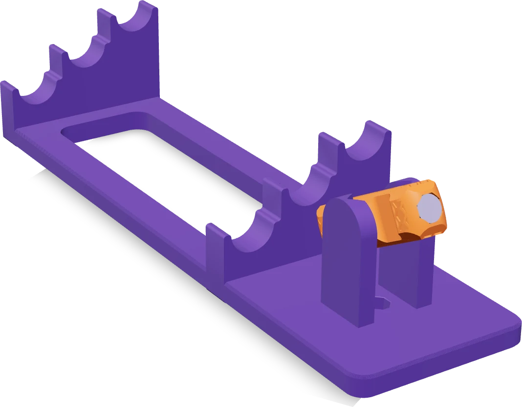 Fountain pen rest, rendered from the print file