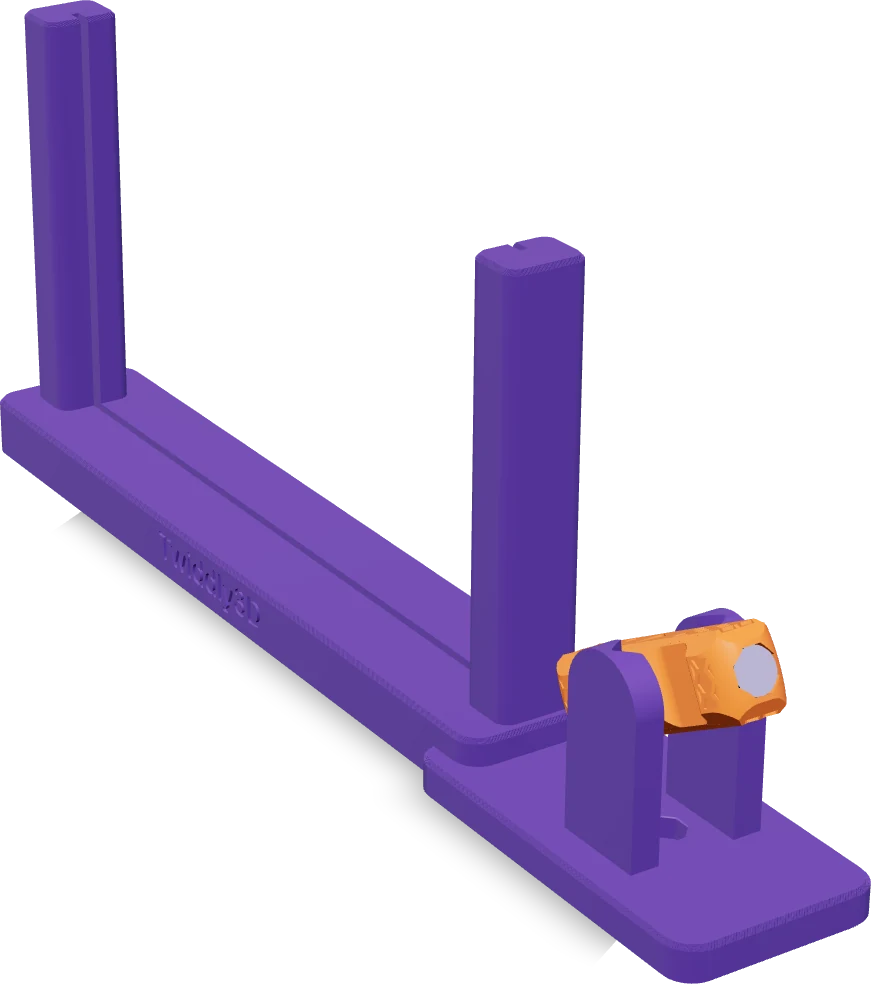 Photo stand, rendered from the print file