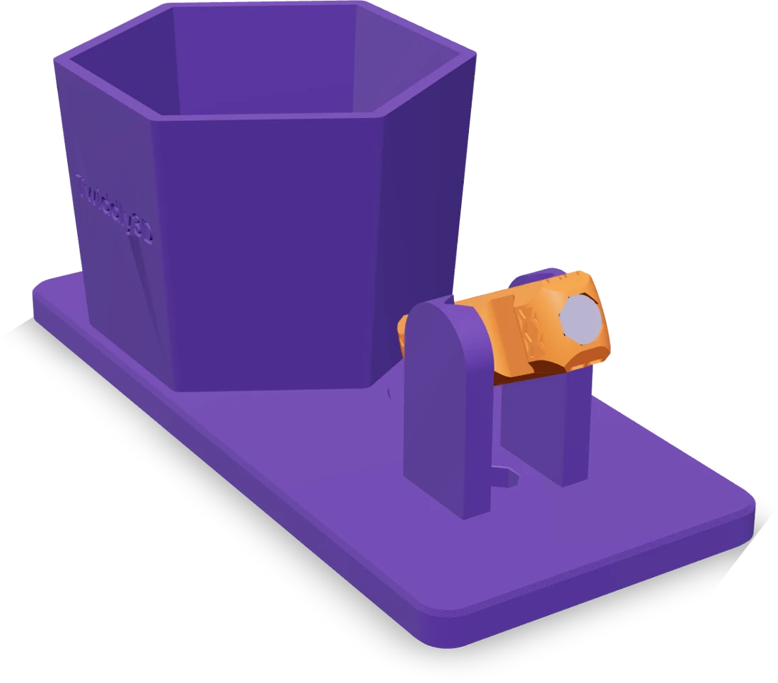 Planter, rendered from the print file