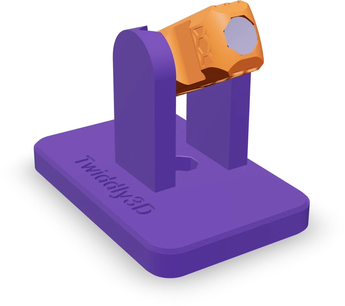 Desk stand, rendered from the print file