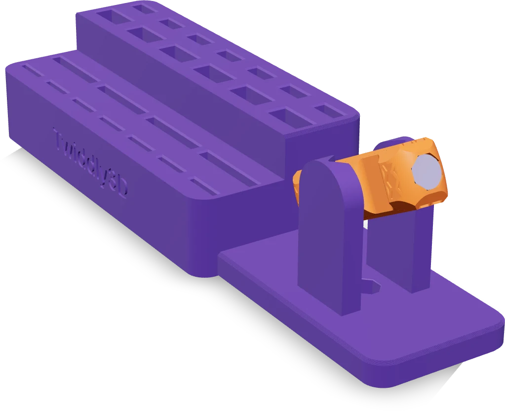 USB and card holder, rendered from the print file