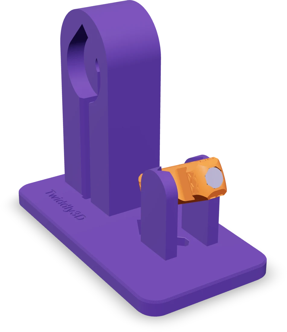 Watch charging stand, rendered from the print file